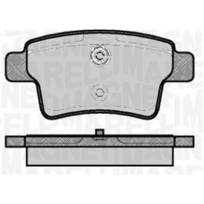 Kit pastiglie freno, Freno a disco MAGNETI MARELLI 363916060177