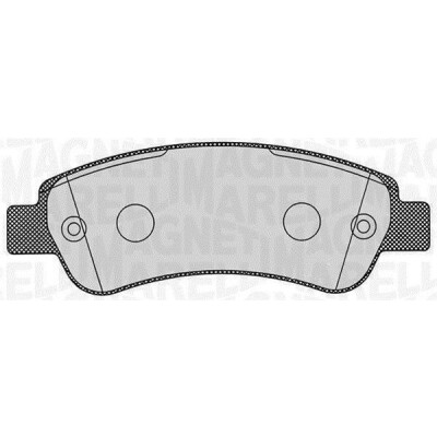 Kit pastiglie freno, Freno a disco MAGNETI MARELLI 363916060191