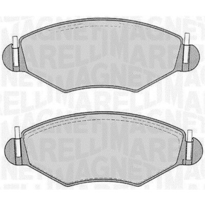 Kit pastiglie freno, Freno a disco MAGNETI MARELLI 363916060201