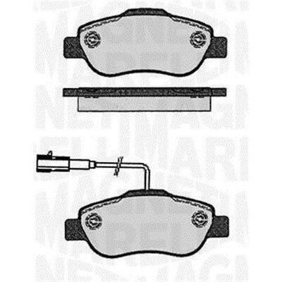 Kit pastiglie freno, Freno a disco MAGNETI MARELLI 363916060215