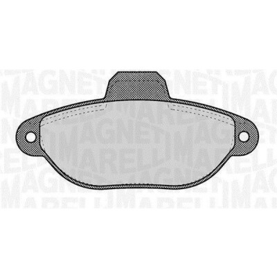 Kit pastiglie freno, Freno a disco MAGNETI MARELLI 363916060220