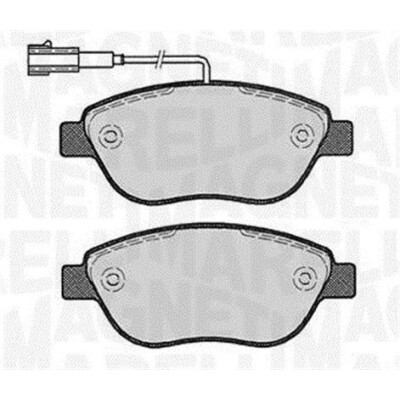 Kit pastiglie freno, Freno a disco MAGNETI MARELLI 363916060221