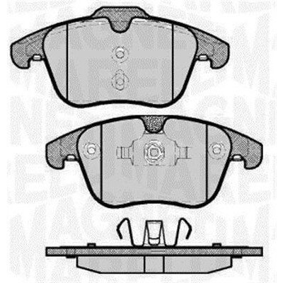 Kit pastiglie freno, Freno a disco MAGNETI MARELLI 363916060263