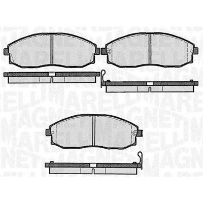 Kit pastiglie freno, Freno a disco MAGNETI MARELLI 363916060279