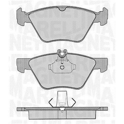 Kit pastiglie freno, Freno a disco MAGNETI MARELLI 363916060315