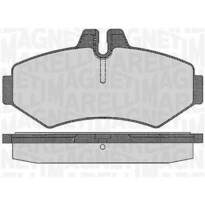 Kit pastiglie freno, Freno a disco MAGNETI MARELLI 363916060319