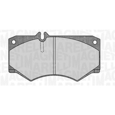 Kit pastiglie freno, Freno a disco MAGNETI MARELLI 363916060325