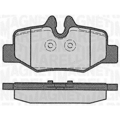 Kit pastiglie freno, Freno a disco MAGNETI MARELLI 363916060330