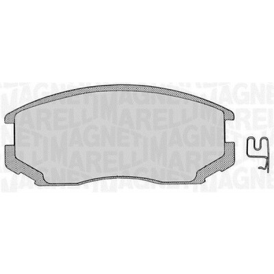 Kit pastiglie freno, Freno a disco MAGNETI MARELLI 363916060333