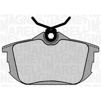 Kit pastiglie freno, Freno a disco MAGNETI MARELLI 363916060336