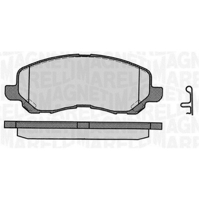 Kit pastiglie freno, Freno a disco MAGNETI MARELLI 363916060338