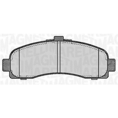 Kit pastiglie freno, Freno a disco MAGNETI MARELLI 363916060346