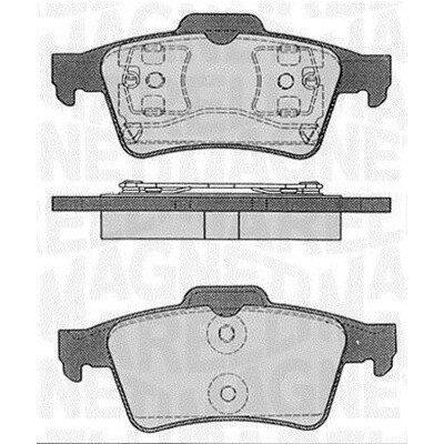 Kit pastiglie freno, Freno a disco MAGNETI MARELLI 363916060349
