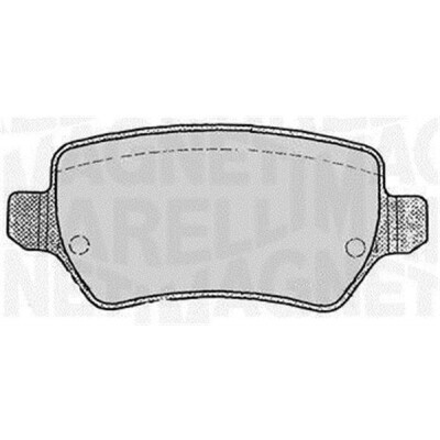 Kit pastiglie freno, Freno a disco MAGNETI MARELLI 363916060358