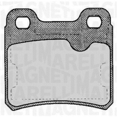 Kit pastiglie freno, Freno a disco MAGNETI MARELLI 363916060359