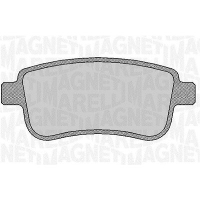 Kit pastiglie freno, Freno a disco MAGNETI MARELLI 363916060382