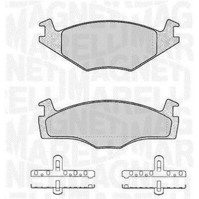 Kit pastiglie freno, Freno a disco MAGNETI MARELLI 363916060393