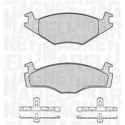 Kit pastiglie freno, Freno a disco MAGNETI MARELLI 363916060394