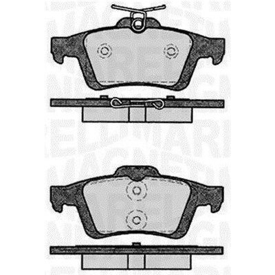 Kit pastiglie freno, Freno a disco MAGNETI MARELLI 363916060431