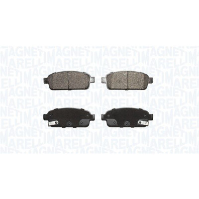Kit pastiglie freno, Freno a disco MAGNETI MARELLI 363916060433