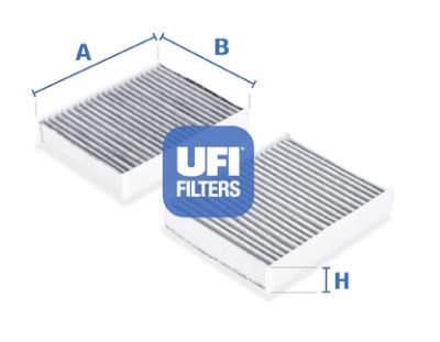 Filtro aria abitacolo UFI 54.104.00