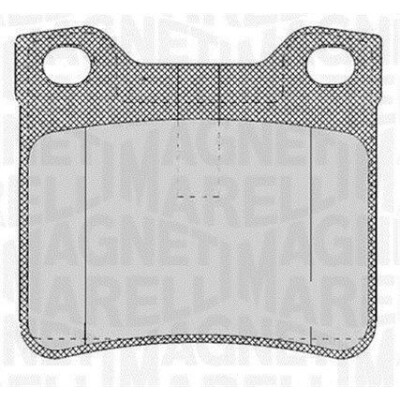 Kit pastiglie freno, Freno a disco MAGNETI MARELLI 363916060482