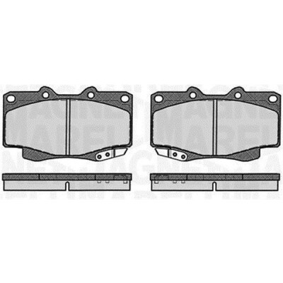 Kit pastiglie freno, Freno a disco MAGNETI MARELLI 363916060495