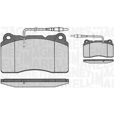 Kit pastiglie freno, Freno a disco MAGNETI MARELLI 363916060500