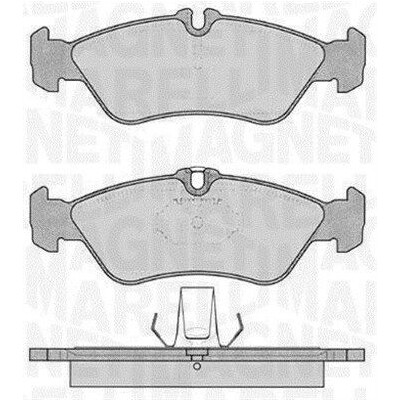 Kit pastiglie freno, Freno a disco MAGNETI MARELLI 363916060505