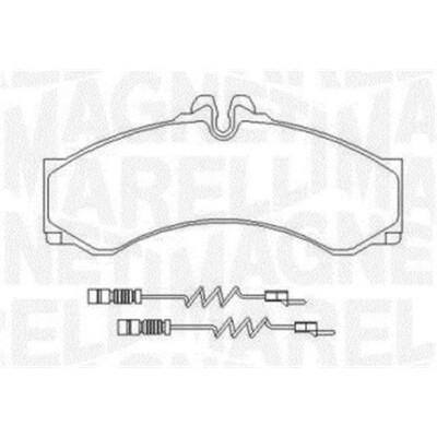 Kit pastiglie freno, Freno a disco MAGNETI MARELLI 363916060525