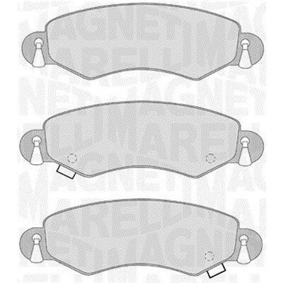 Kit pastiglie freno, Freno a disco MAGNETI MARELLI 363916060548