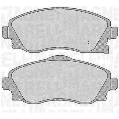 Kit pastiglie freno, Freno a disco MAGNETI MARELLI 363916060551