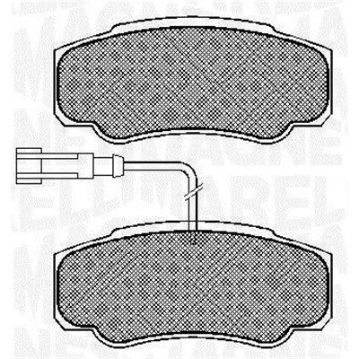 Kit pastiglie freno, Freno a disco MAGNETI MARELLI 363916060573