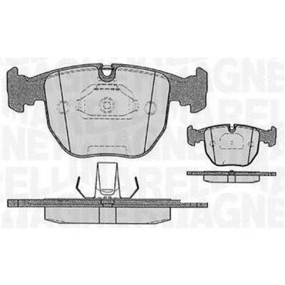 Kit pastiglie freno, Freno a disco MAGNETI MARELLI 363916060579