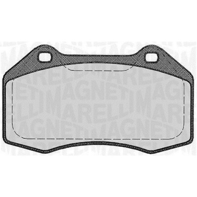 Kit pastiglie freno, Freno a disco MAGNETI MARELLI 363916060590