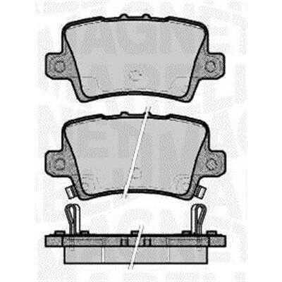 Kit pastiglie freno, Freno a disco MAGNETI MARELLI 363916060621