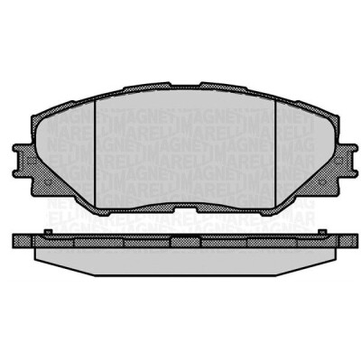 Kit pastiglie freno, Freno a disco MAGNETI MARELLI 363916060632