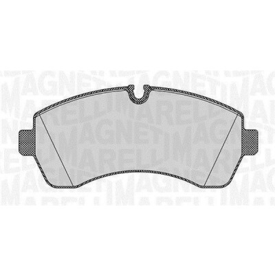 Kit pastiglie freno, Freno a disco MAGNETI MARELLI 363916060647