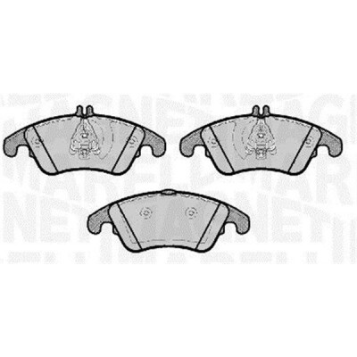 Kit pastiglie freno, Freno a disco MAGNETI MARELLI 363916060654