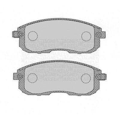 Kit pastiglie freno, Freno a disco MAGNETI MARELLI 363916060696