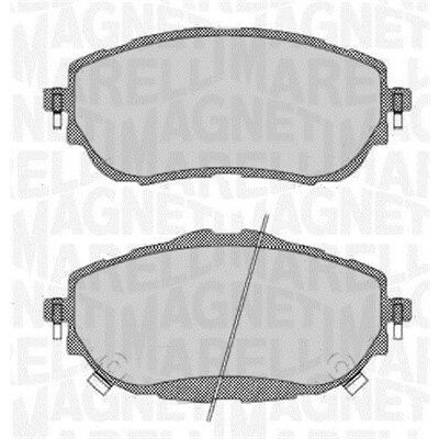 Kit pastiglie freno, Freno a disco MAGNETI MARELLI 363916060708