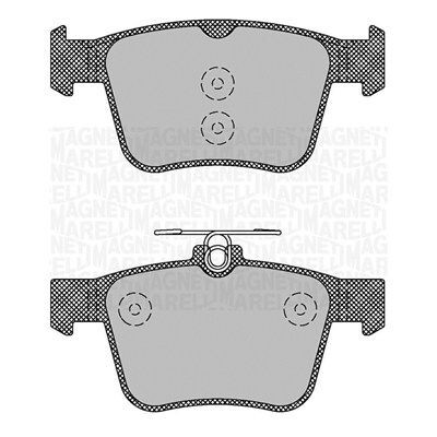 Kit pastiglie freno, Freno a disco MAGNETI MARELLI 363916060713