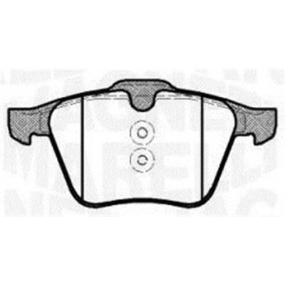 Kit pastiglie freno, Freno a disco MAGNETI MARELLI 363916060797