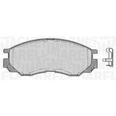 Kit pastiglie freno, Freno a disco MAGNETI MARELLI 363916060810