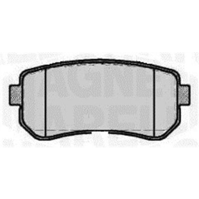 Kit pastiglie freno, Freno a disco MAGNETI MARELLI 363916060822