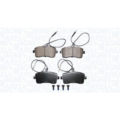 Kit pastiglie freno, Freno a disco MAGNETI MARELLI 363916060826
