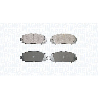 Kit pastiglie freno, Freno a disco MAGNETI MARELLI 363916060827
