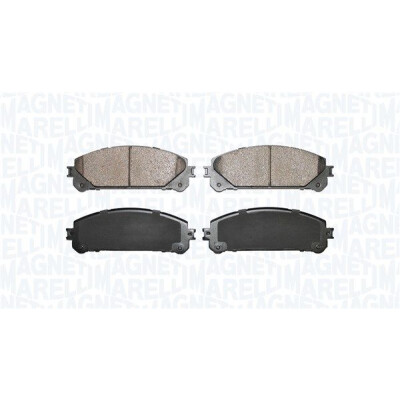 Kit pastiglie freno, Freno a disco MAGNETI MARELLI 363916060835