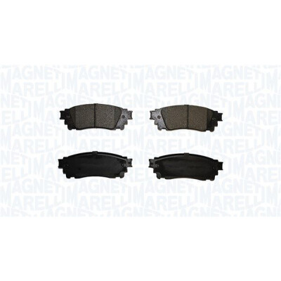 Kit pastiglie freno, Freno a disco MAGNETI MARELLI 363916061123