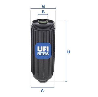 Filtro olio UFI 65.087.00